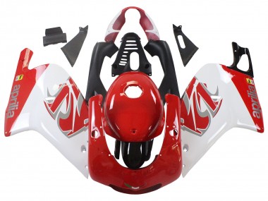 Carénages Moto Aprilia RS125 2000-2005 - Blanc Rouge Abordables