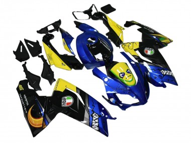Carénages Moto Aprilia RS125 2006-2011 - Bleu Jaune Noir Requin Abordables