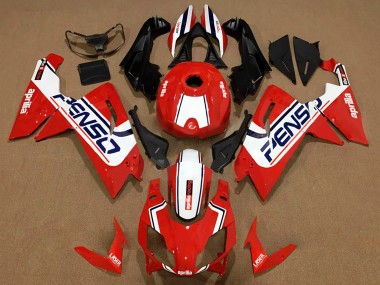 Carénages Moto Aprilia RS125 2006-2011 - Rouge Blanc Abordables