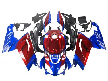Carénages Moto Aprilia RS125 2006-2011 - Bleu Rouge Abordables