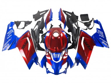 Carénages Moto Aprilia RS125 2006-2011 - Bleu Rouge Abordables