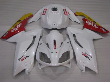 Carénages Moto Aprilia RS125 2006-2011 - Blanc Rouge Jaune Abordables