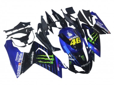 Carénages Moto Aprilia RS125 2006-2011 - Bleu Noir Vert Monstre 46 Abordables