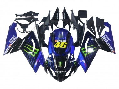 Carénages Moto Aprilia RS125 2006-2011 - Bleu Noir Vert Monstre 46 Abordables