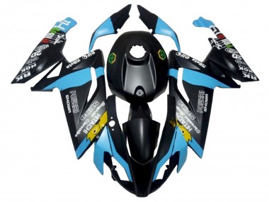Carénages Moto Aprilia RS125 2006-2011 - Bleu Clair Noir Jaune Abordables