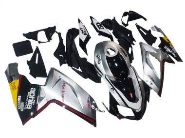 Carénages Moto Aprilia RS125 2006-2011 - Argent Noir Abordables