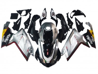 Carénages Moto Aprilia RS125 2006-2011 - Argent Noir Abordables