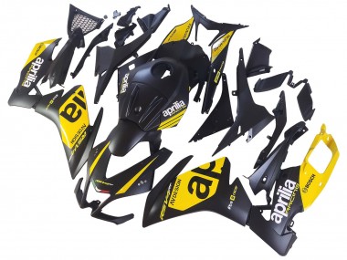 Carénages Moto Aprilia RS4 50 125 2012-2018 - Jaune Noir Mat Abordables