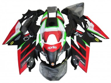 Carénage Moto Aprilia RS4 50 125 2012-2018 - Blanc Rouge Vert Noir Brillant Abordables