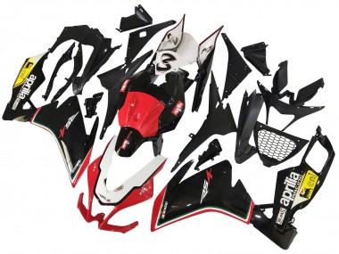 Carénages Moto Aprilia RS4 50 125 2012-2018 - Blanc Rouge Jaune Noir Brillant Abordables