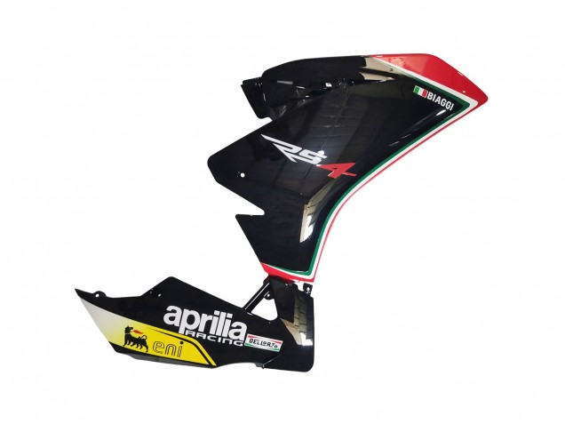 Carénages Moto Aprilia RS4 50 125 2012-2018 - Blanc Rouge Jaune Noir Brillant