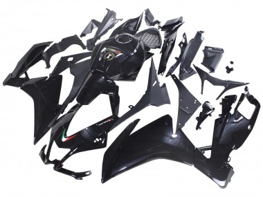 Carénages Moto Aprilia RS4 50 125 2012-2018 - Noir Brillant Abordables
