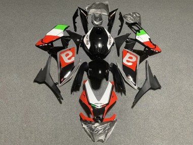 Carénages Moto Aprilia RS4 50 125 2012-2018 - Blanc Vert Rouge Noir Brillant Abordables