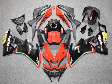 Carénages Moto Aprilia RS4 50 125 2012-2018 - Rouge Jaune Noir Brillant Abordables