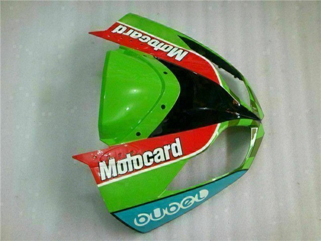 Carénages Moto Kawasaki ZX6R 2009-2012 - Vert Blanc Rouge Noir Bleu Motocard