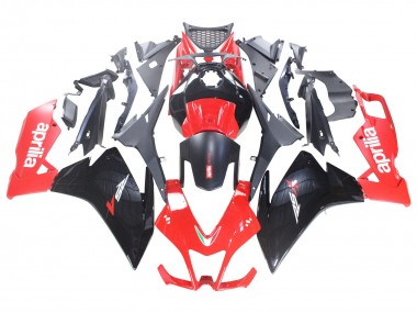 Carénages Moto Aprilia RS4 50 125 2012-2018 - Rouge Noir Brillant Abordables