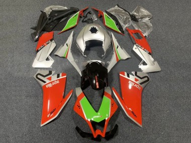 Carénage Moto Aprilia RS4 50 125 2012-2018 - Argent Rouge Vert Noir Brillant Abordables