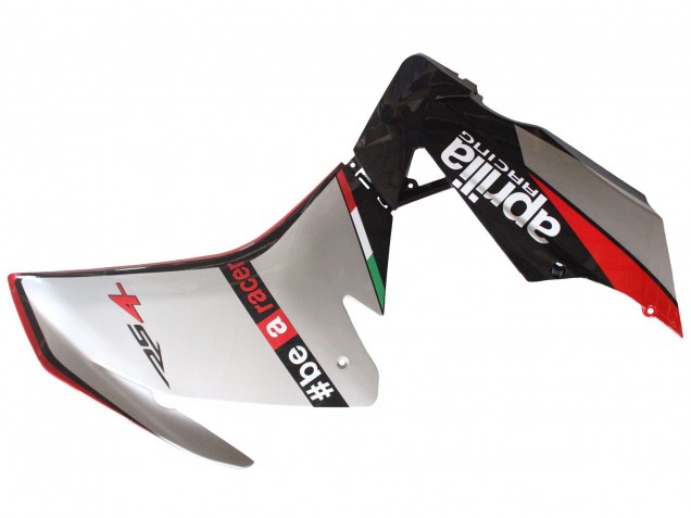 Carénages Moto Aprilia RS4 50 125 2012-2018 - Argent Rouge Noir Brillant