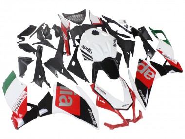 Carénages Moto Aprilia RS4 50 125 2012-2018 - Blanc Rouge Vert Noir Brillant Abordables