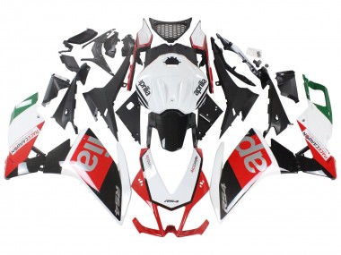 Carénages Moto Aprilia RS4 50 125 2012-2018 - Blanc Rouge Vert Noir Brillant Abordables