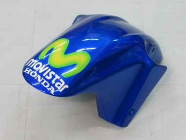 Carénages Moto Honda CBR600 F4i 2004-2007 - Bleu Jaune Vert MoviStar Abordables