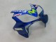Carénages Moto Honda CBR600 F4i 2004-2007 - Bleu Jaune Vert MoviStar