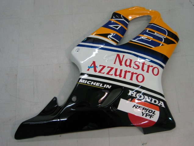 Carénages Moto Honda CBR600 F4i 2004-2007 - Jaune Bleu Blanc Noir Nastro Azzurro