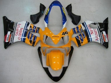 Carénages Moto Honda CBR600 F4i 2004-2007 - Jaune Bleu Blanc Noir Nastro Azzurro Abordables