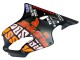 Carénages Moto Honda CBR600 F4i 2004-2007 - Noir Mat Orange Rossi