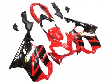 Carénage Moto Honda CBR600 F4i 2004-2007 - Rouge Noir Brillant Abordables