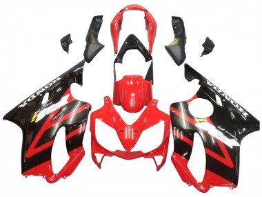Carénage Moto Honda CBR600 F4i 2004-2007 - Rouge Noir Brillant Abordables