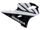 Carénages Moto Honda CBR600 F4i 2004-2007 - Blanc Noir Brillant
