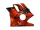 Carénages Moto Honda CBR600 F2 1991-1994 - Orange Noir Brillant
