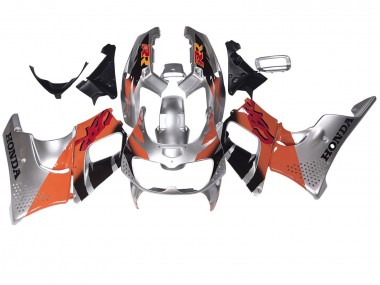 Carénages Moto Honda CBR900RR 893 1994-1995 - Argent Orange Noir Brillant Abordables