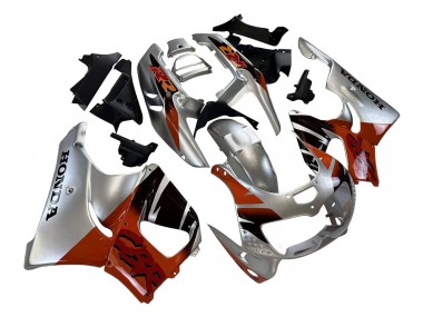 Carénages Moto Honda CBR900RR 893 1996-1997 - Argent Rouge Noir Brillant Abordables