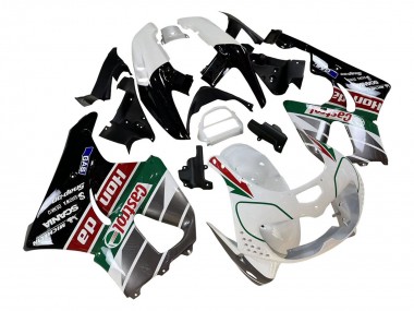 Carénages Moto Honda CBR900RR 893 1996-1997 - Blanc Vert Gris Noir Brillant Castrol Abordables