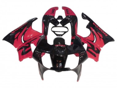 Carénages Moto Honda CBR900RR 919 1998-1999 - Rose Noir Brillant Abordables