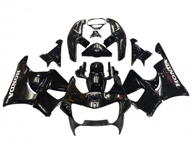 Carénages Moto Honda CBR900RR 919 1998-1999 - Noir Brillant Blanc Décalque Abordables