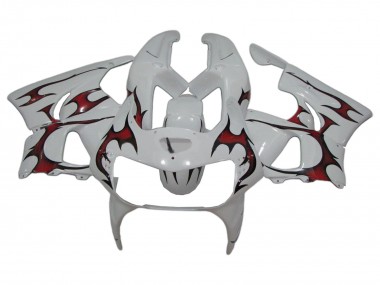 Carénages Moto Honda CBR900RR 919 1998-1999 - Blanc Rouge Abordables
