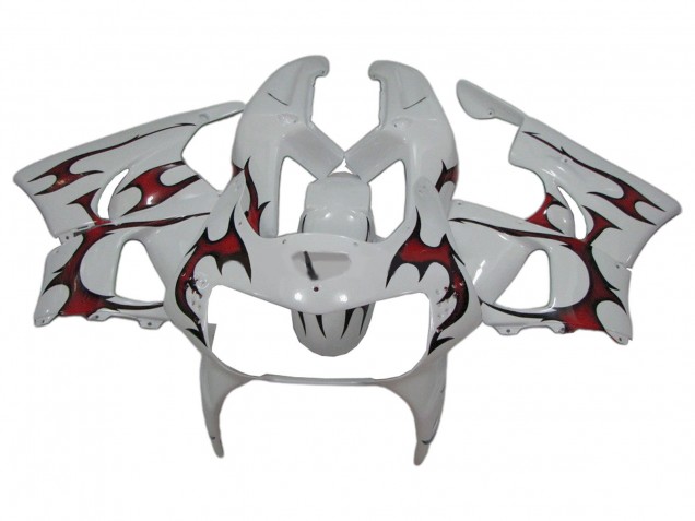 Carénages Moto Honda CBR900RR 919 1998-1999 - Blanc Rouge