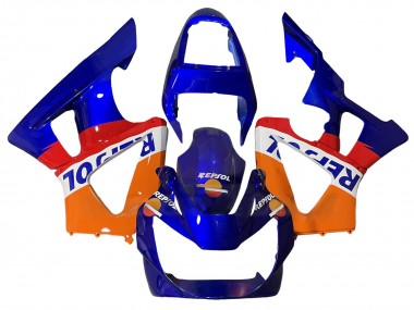 Carénages Moto Honda CBR900RR 929 2000-2001 - Orange Blanc Rouge Bleu Repsol Abordables