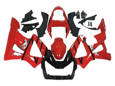 Carénages Moto Honda CBR900RR 929 2000-2001 - Rouge Noir Brillant Abordables