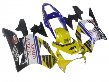 Carénages Moto Honda CBR900RR 954 2002-2003 - Bleu Jaune Noir Brillant Rouge Nastro Azzurro 46 Abordables