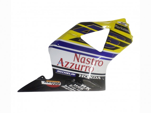Carénages Moto Honda CBR900RR 954 2002-2003 - Bleu Jaune Noir Brillant Rouge Nastro Azzurro 46