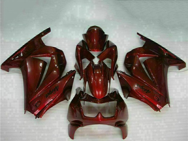 Carénages Moto Kawasaki EX250 2008-2012 - Rouge Marron