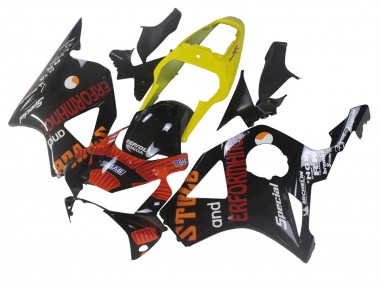 Carénages Moto Honda CBR900RR 954 2002-2003 - Jaune Rouge Noir Brillant Repsol Rossi Abordables