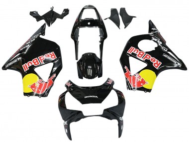 Carénages Moto Honda CBR900RR 954 2002-2003 - Noir Brillant Jaune Red Bull Michelin Abordables