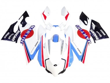 Carénages Moto Ducati 1199 2011-2014 - Blanc Rouge Bleu Noir Brillant Martini Abordables