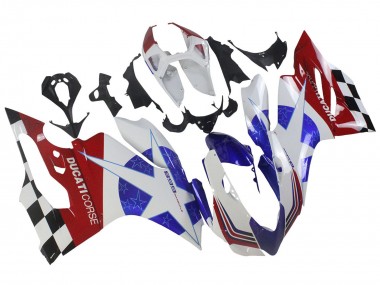 Carénages Moto Ducati Panigale 899 2011-2014 - Blanc Bleu Rouge Noir Abordables