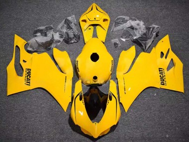 Carénages Moto Ducati Panigale 899/1199 2011-2014 - Jaune Brillant Abordables